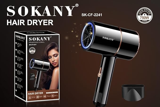 Sokany SK-CF-2241 Professional Hair Dryer Speeds -750W– Adnan