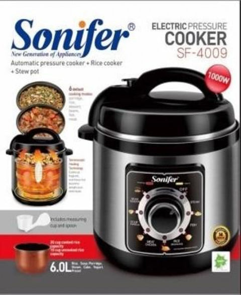 SONIFER 6L Multifunctional Pressure Cooker Non-stick Smart Household Steamed Rice & Soup Pot