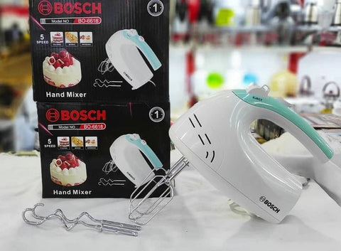 Bosch Electric 5 Speed Hand Mixer / Egg Beater BO - 6618 - 450W - Adnan Electronics