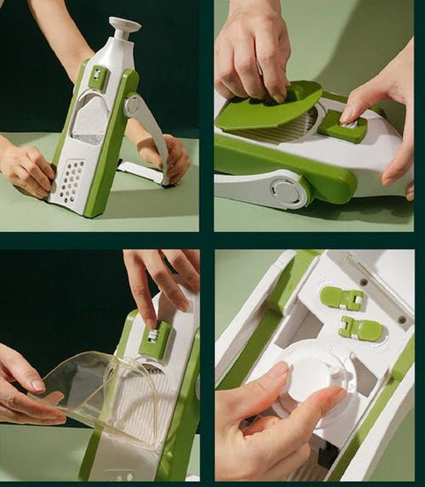 MULTIFUNCTIONAL VEGETABLE SPRING SLICER 6 IN 1 - Adnan Electronics