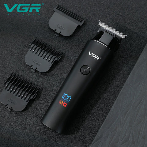 VGR V-937 Black Barber Machine Professional Hair Trimmer Electric Pro Hair Clipper