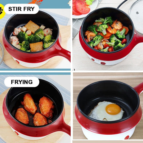 Hug Multifunctional Non - Stick Electric Frying Pan Steamer Rice Cooker - Adnan Electronics