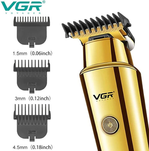 VGR V-947 Gold Barber Machine Professional Hair Trimmer Electric Pro Hair Clipper