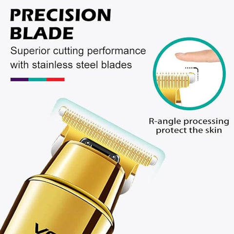 VGR V-947 Gold Barber Machine Professional Hair Trimmer Electric Pro Hair Clipper