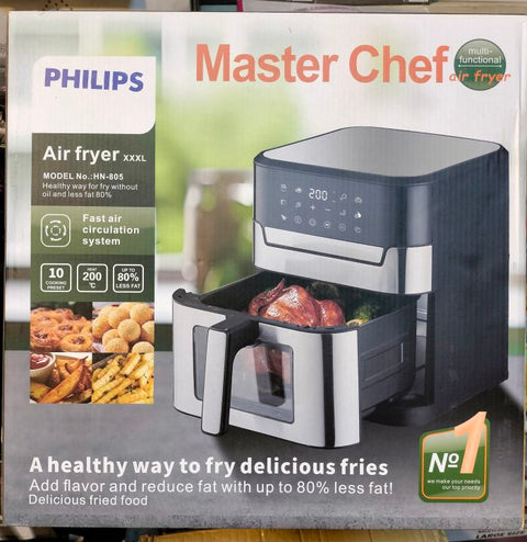 Master Chef Airfryer 10Liter Capacity Digital Philips Airfryer With Rapid Air Technology