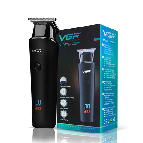 VGR V-937 Black Barber Machine Professional Hair Trimmer Electric Pro Hair Clipper