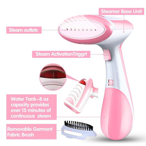 Handheld Mini Portable Garment Steamer for Travel and Home