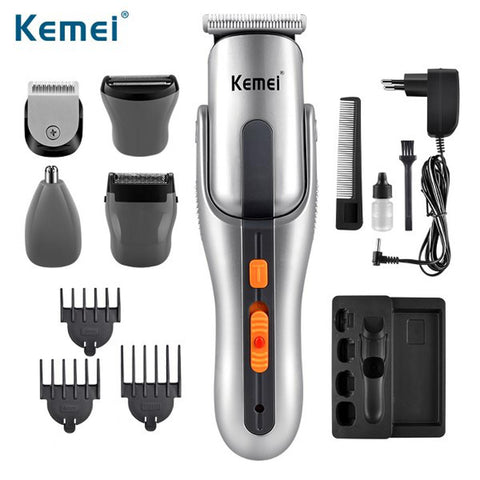 Kemei KM - 680a 8 in 1 Grooming Trimmer Kit - Adnan Electronics