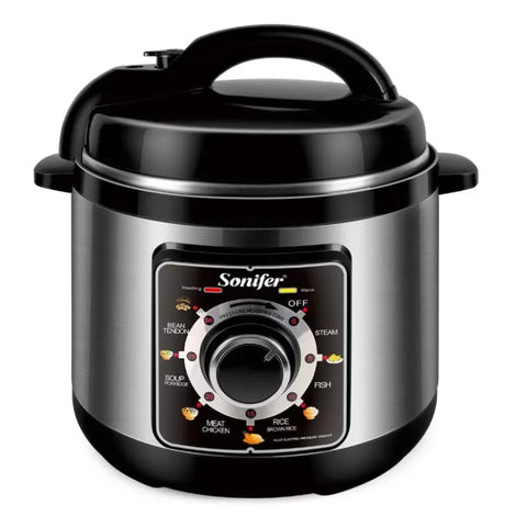 SONIFER 6L Multifunctional Pressure Cooker Non-stick Smart Household Steamed Rice & Soup Pot