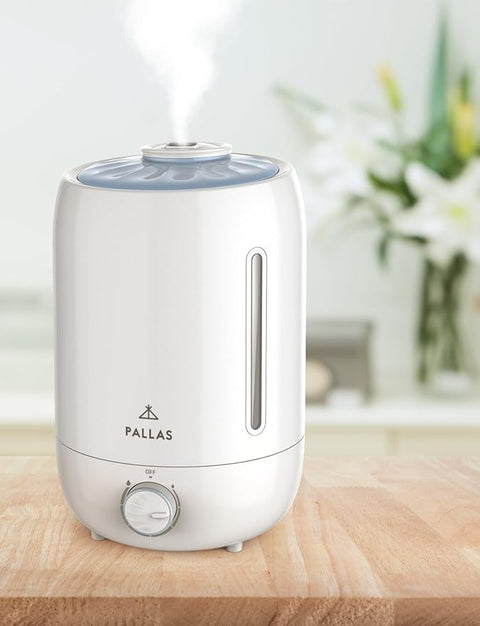 Pallas Ultrasonic Humidifier, Cool Mist Humidifier for Bedroom, Home & Baby.
