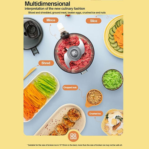 ZHENMI 6 In 1  Multifunctional High Speed Food Grinder Mixers - 300W