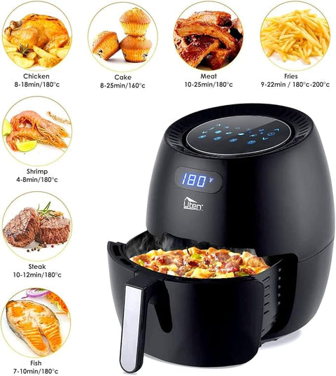 Uten Air Fryer 8L,  High-power- 1700W