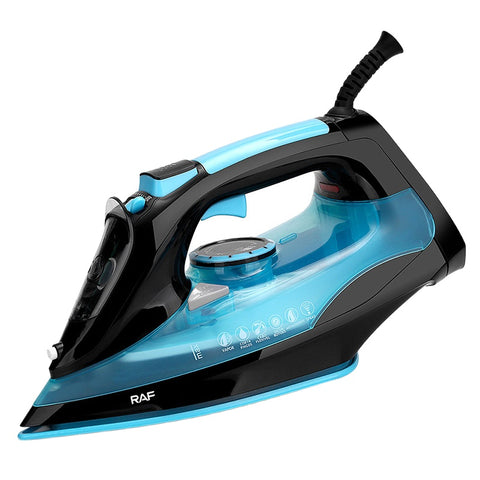 Raf Steam Iron for Clothes, Non-stick Soleplate Iron & Self-Cleaning R-1201