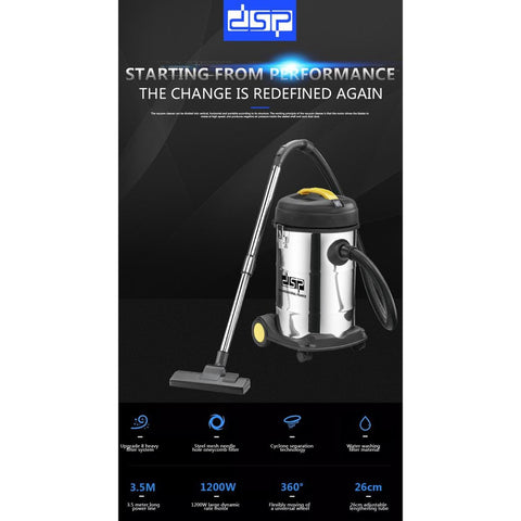 DSP KD - 2004 WET & DRY 25 Liter Vacuum Cleaner , Hoover - Adnan Electronics