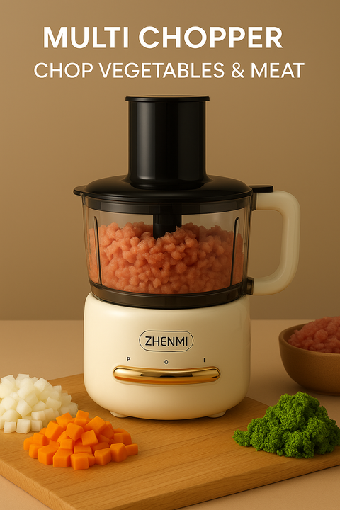 ZHENMI 6 In 1  Multifunctional High Speed Food Grinder Mixers - 300W