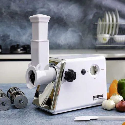 Geepas 6 in 1 Electric Meat Grinder 2200W - GMG765P - Adnan Electronics