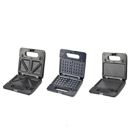 LEXICAL 3 in 1 Sandwich Maker Sandwich, Waffle & Griller - Adnan Electronics