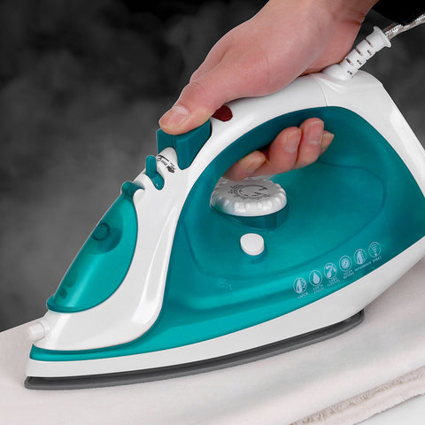 Raf Steam Iron for Clothes, Non-stick Soleplate Iron & Self-Cleaning