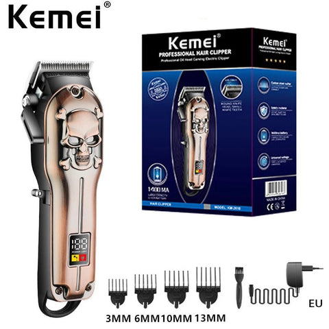 Kemei KM - 2618 Barber Machine Professional Hair Trimmer Electric Pro Hair Clipper - Adnan Electronics