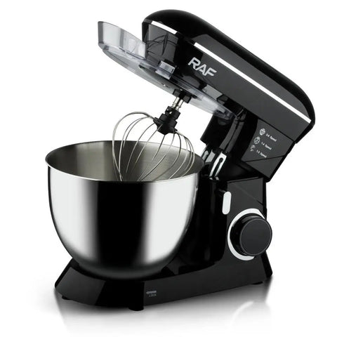 RAF Stand Mixer 3×1, Black, 1400 WATT, 8 Liter, Model R.6602