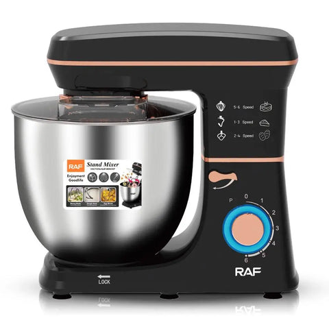 RAF Stand Mixer 3×1, Black, 1800 WATT, 12 Liter, Model R.6673