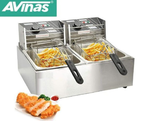 AVINAS Commercial 14 Liter Electric Deep Fryer, French Fries Making Machine - Adnan Electronics