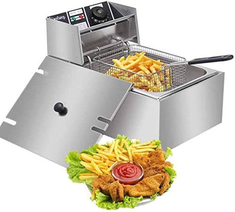 Electric Deep Fryer Single Tank - 6L - Adnan Electronics