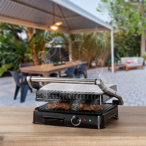 Electric Commercial Contact Griller for Barbeque, Burger & Grilled Cheese - Adnan Electronics