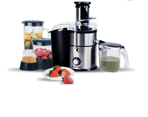 SilverCrest All In One Complete Food Factory Juicer, Blender, Grinder, Meat Chopper & Vegetable Cutters