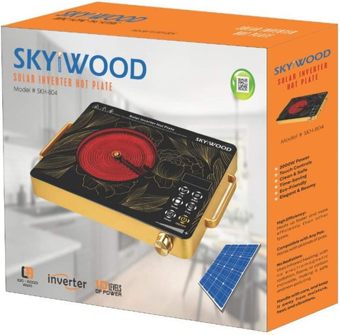 Skyiwood Solar Inverter Ceramic Infrared Cooker Single Hotplate 100-2000W