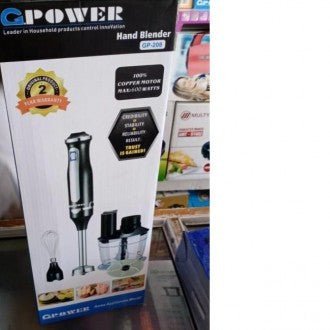 GPOWER 3 In 1 Hand Blender - Adnan Electronics