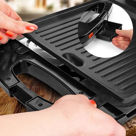 3 - in - 1 Sandwich Maker/ Paninis, Waffles, Toasties & Griller - Adnan Electronics