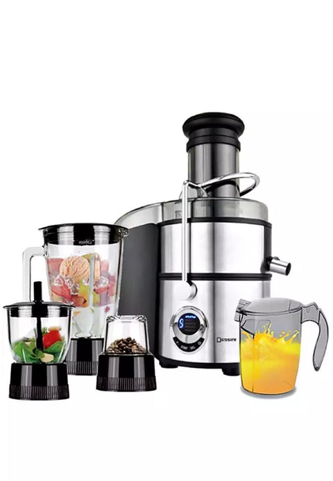 Dessini DS - 1188 Italy 4 IN 1 Lcd Display Blender, Grinder, Chopper, Mixer Miller, Juicer Extractor & Smoothie Ice Crusher - 1800W - Adnan Electronics