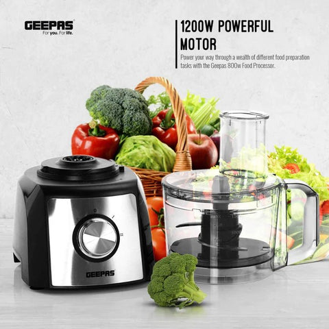 Geepas Multifunctional Chopper 1200W 1.2L GC5498 - Adnan Electronics