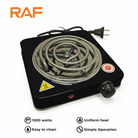 RAF Electric Stove Single Hotplate - 1000W