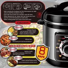 SONIFER 6L Multifunctional Pressure Cooker Non-stick Smart Household Steamed Rice & Soup Pot