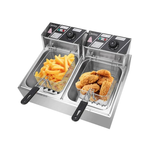 Commercial 12 Liter Electric Deep Fryer, French Fries Making Machine - Adnan Electronics