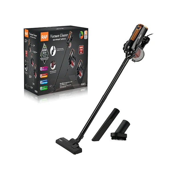 RAF 3 in 1 Vacuum Cleaner R.8672 - Black -600W/240V– Adnan Electronics